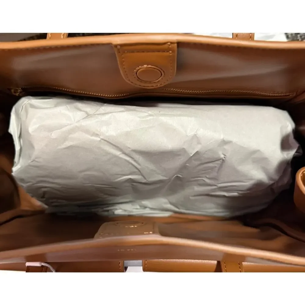 JW PEI Linda Large Faux Leather Tote - Picture 8 of 8